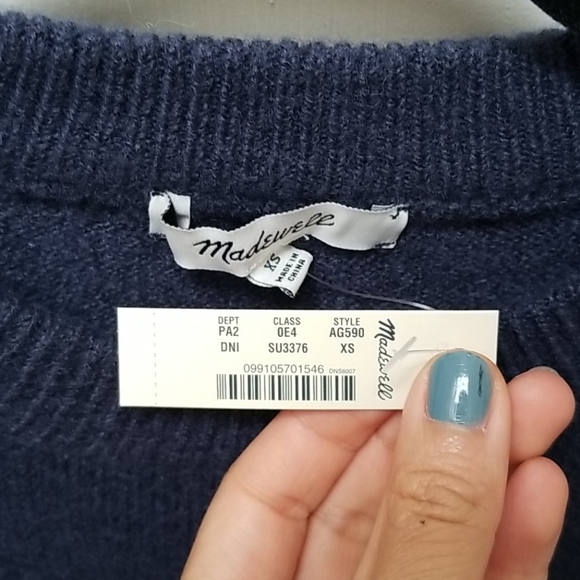 NWT Madewell Relaxed Sweater - Picture 3 of 4
